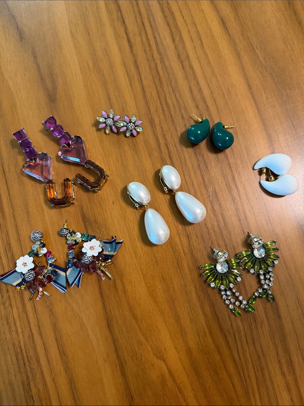 Assorted Statement Earrings - Multicolor Lot